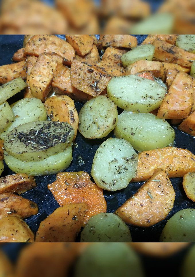 Una foto de Patatas y Batatas para guarnición