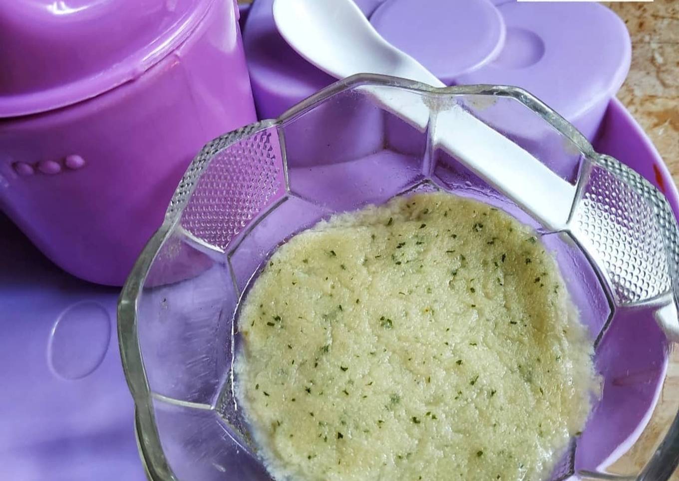Bubur Ikan Tenggiri Bayam (Mpasi 6 bulan+)