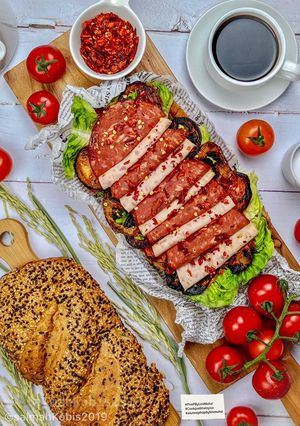 Gambar Homemade Beef milano sandwich