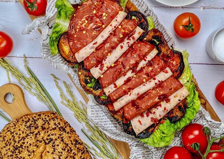 Resep Homemade Beef milano sandwich - Resepi Kuliner Melayu