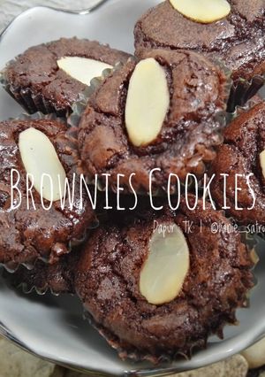 Foto resep Brownies Shiny Crust Cookies #BikinRamadanBerkesan #KueKering