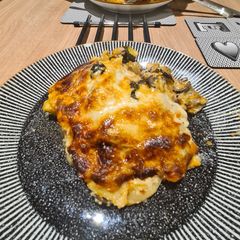 A picture of Vegetable lasagne.