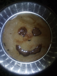 A picture of Emoji pancake.
