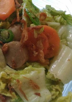 Foto resep tumis sawi putih
