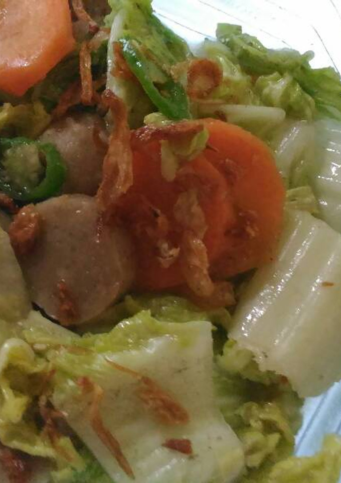 Foto resep tumis sawi putih