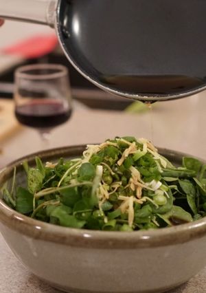 A picture of Chicken and Watercress Sesame Salad.
