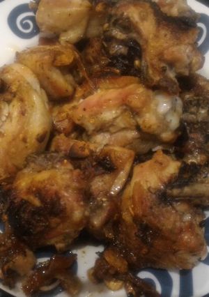 Una foto de Pollo al ajillo al horno - La receta más fácil del mundo