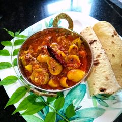 A picture of Aloo, Parwal Subzi.