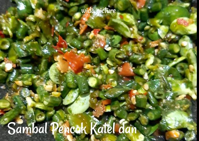 Sambal Pencok Katel dan Kacang Panjang