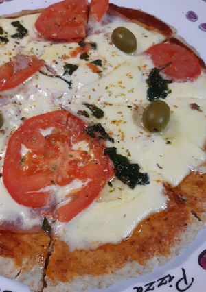 Una foto de Pizza integral