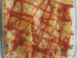 لازانیا ی مرغ و قارچ