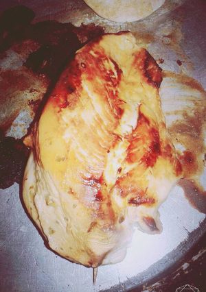Una foto de Pechuga de pollo relleno