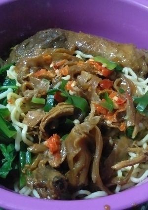 Foto resep Mie Ayam Kampung