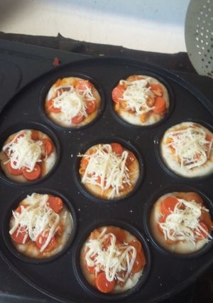 Foto resep Pizza mini ekonomis takaran sendok
