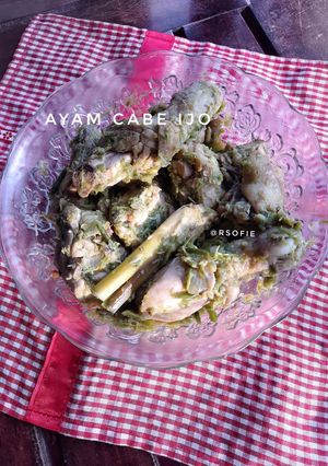 Foto resep Ayam Cabe Ijo