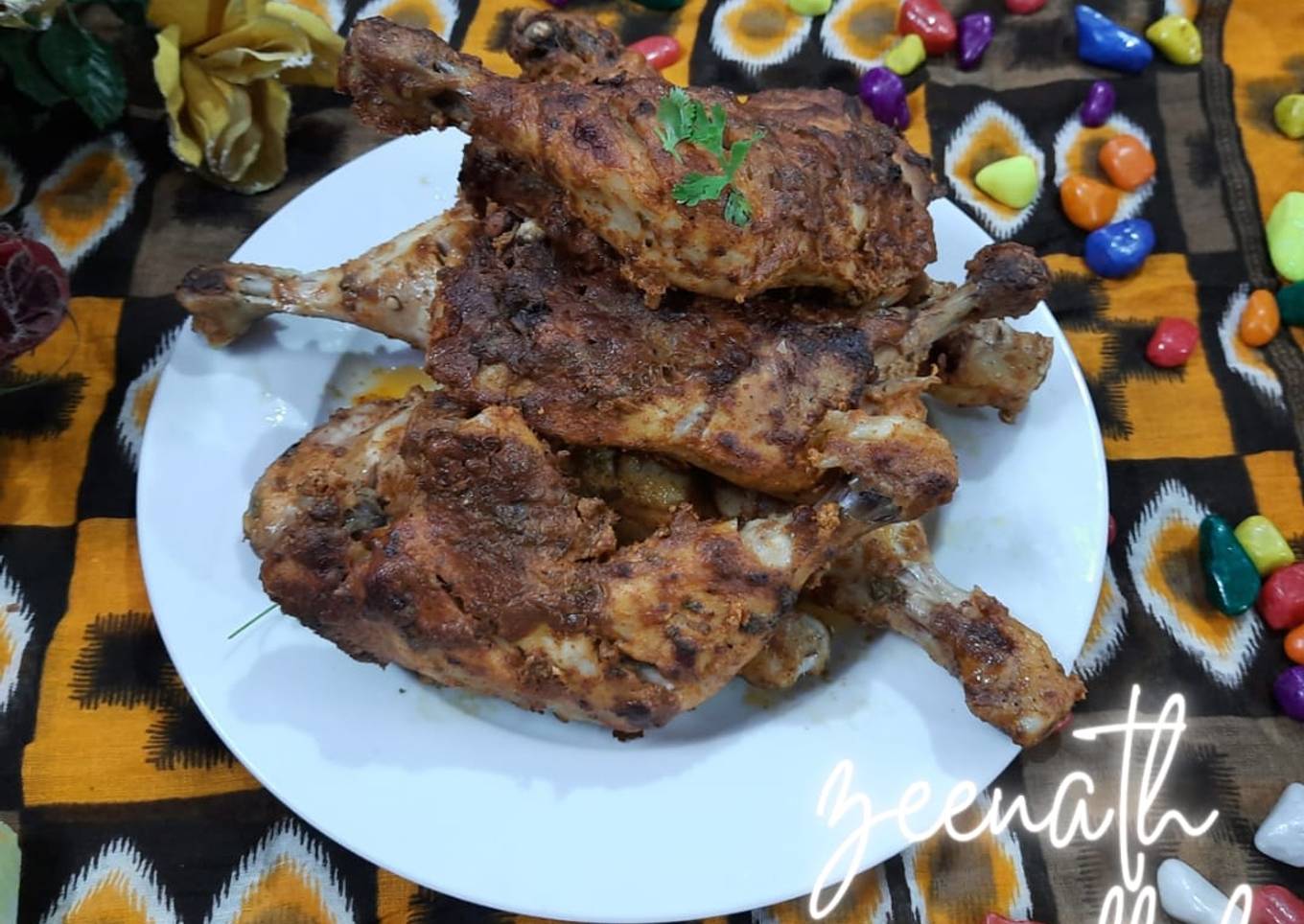 Roasted Chicken Whole Thighs