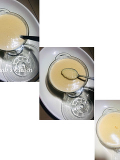 A picture of Rice milk pudding🥛🫖.
