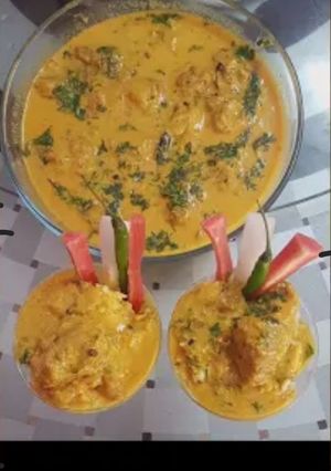 A picture of Punjabi kadhi.