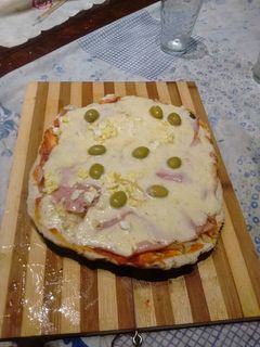 Una foto de Pizza a la parrilla