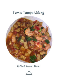 Foto resep 56. Tumis Tempe Udang Pedes Manis