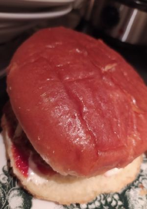 Una foto de Hamburguesa casera
