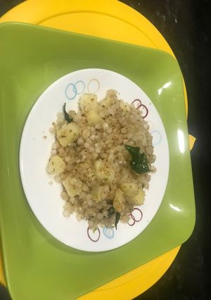 A picture of Sabudana Khichdi.