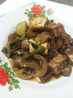 Foto resep Oseng kikil tahu tempe