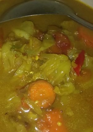 Foto resep Tongseng Kol dan sayuran