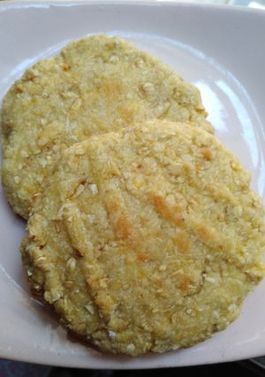 Una foto de Galletas de coco y avena