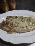 Boga al horno c/salsa de verdeo