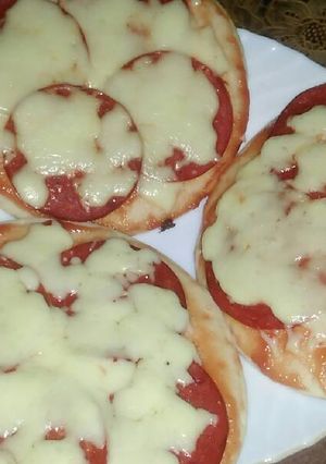 Foto resep 🍕 pizza cheese smoked beef 🍕