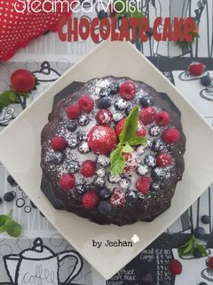 Foto resep Steamed Moist CHOCOLATE CAKE