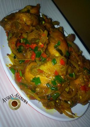 A picture of Peppered chicken.