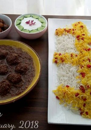 عکسی از دستور خورشت فسنجون