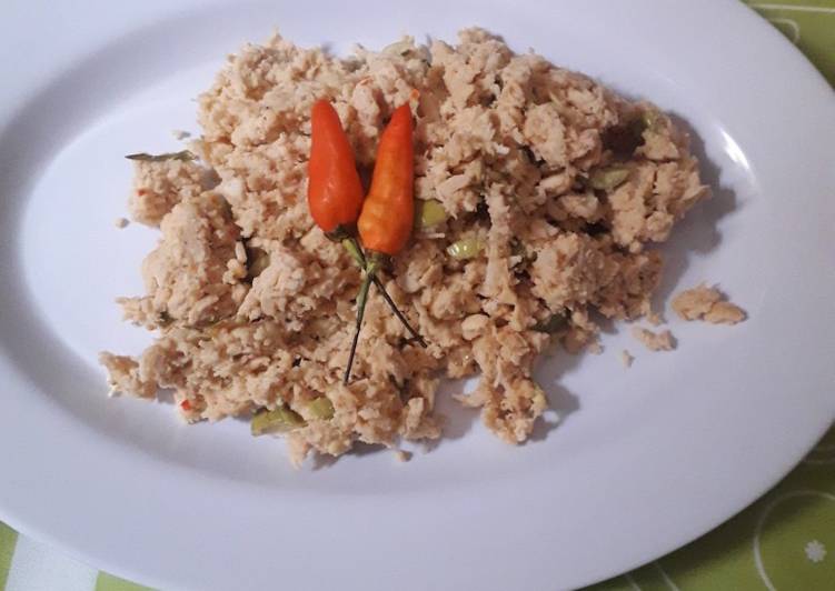 Resep Tempe teri pete kelapa kukus yang sempurna