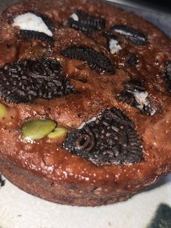 Una foto de Bizcocho de plátano rápido y fácil al microondas
