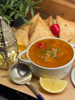صورة لوصفة شوربة الحب ♥️