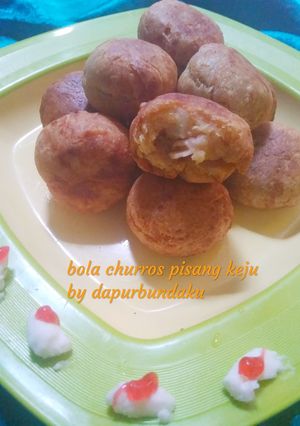 Foto resep Bola churros pisang keju