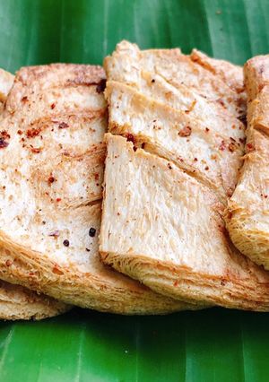 Hình của món Sườn chay nướng mắc mật.