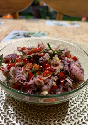 Foto resep Baby cumi sambal matah