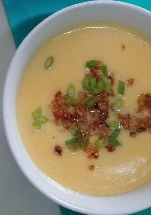 Foto resep Stim telur tabur udang gurih