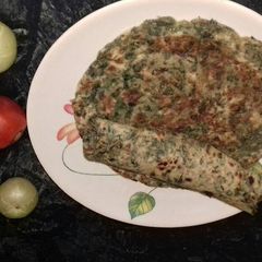 A picture of Methi ka thepla.