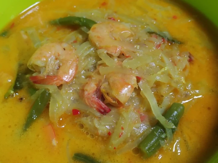 Easy Steps to Prepare Recipes 168. Lodeh Labu Siam Serut - ala Mamah Afa the So Delicious Perfect.