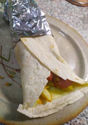 Φωτογραφία της συνταγής Hot dog με τορτίγια
