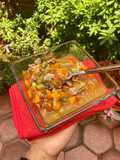 Caldo de bisteck con verduras