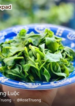Hình của món Rau Rừng Luộc.