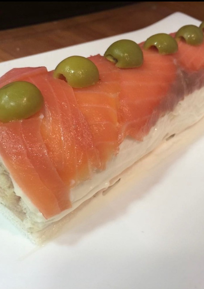 Una foto de Pastel de salmón