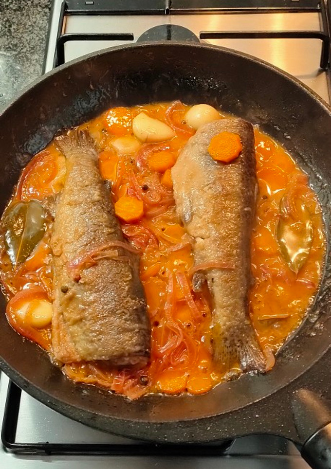 Una foto de Truchas en escabeche :-D