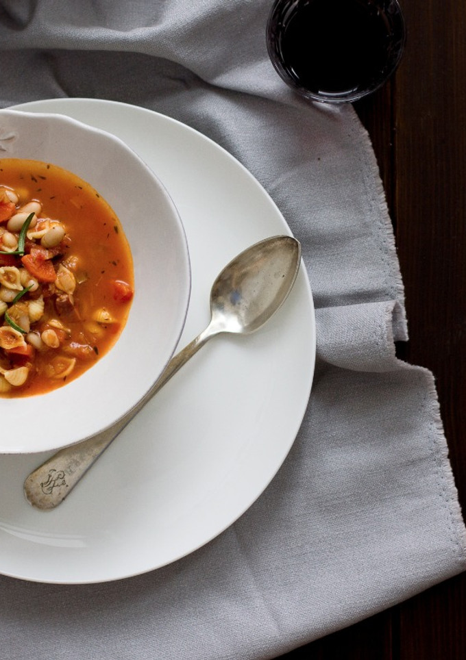 Una foto de Sopa Minestrone