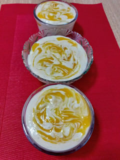 Una foto de Postre de mango